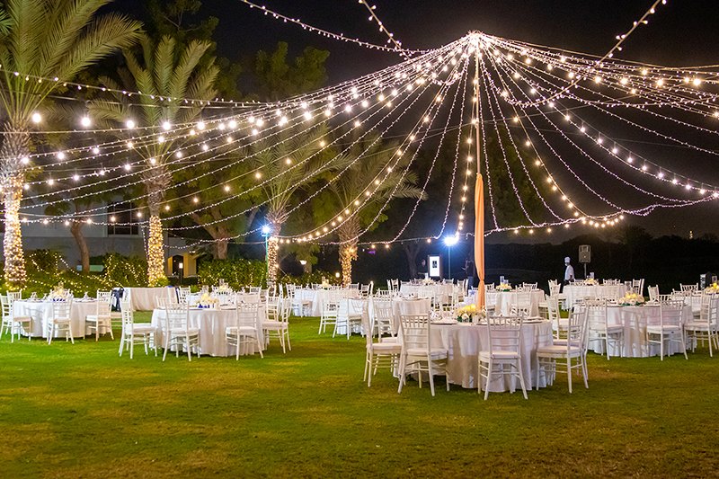 Event lighting, furniture and full venue décor styling