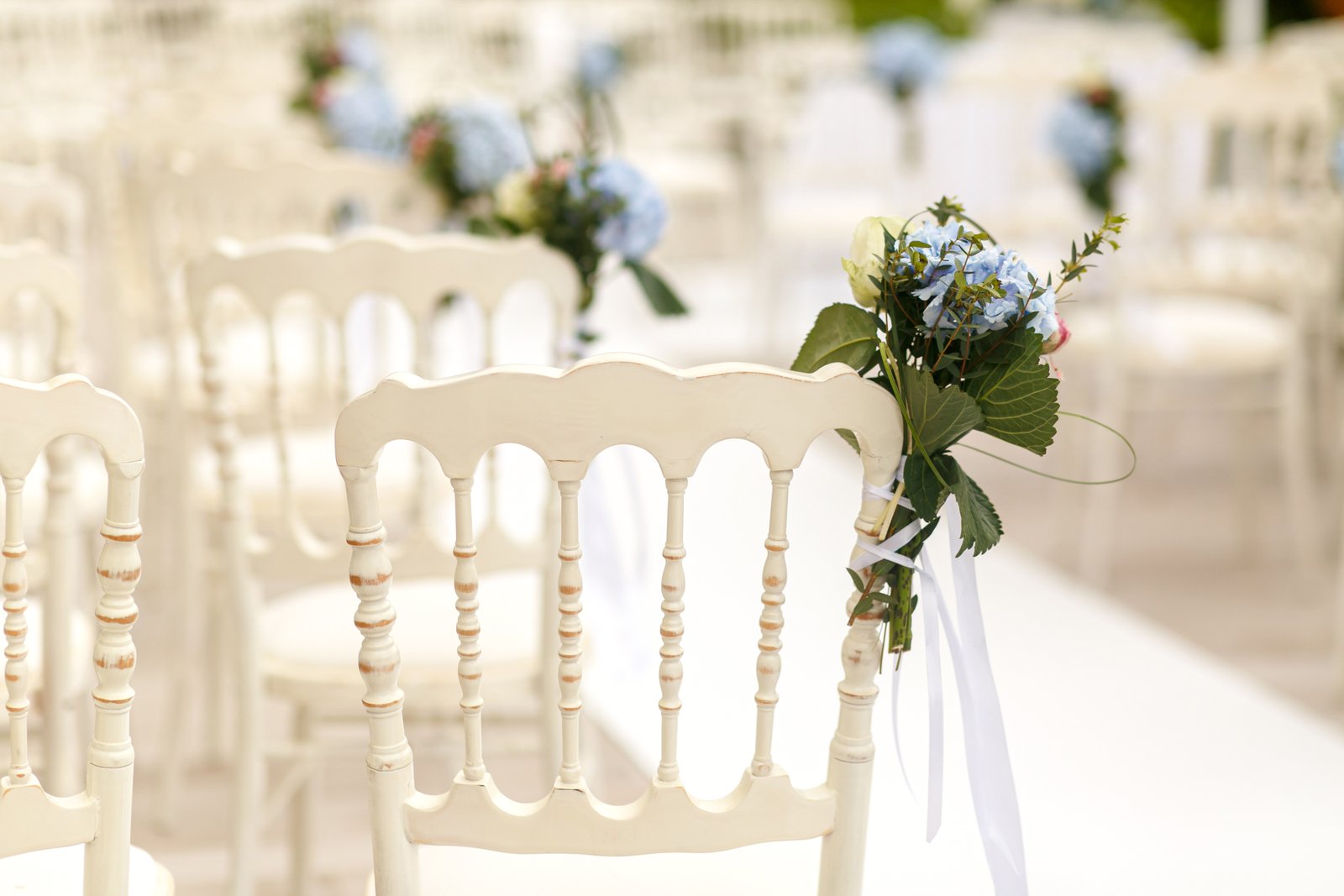 Elegant evening reception and walima hall décor with luxury centrepieces